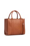 กระเป๋าถือ DP Logo Stamp Tote Bag - Tan