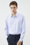 เสื้อเชิ้ตแขนยาว SMOOTH & STRETCH Plaid Regular Fit Shirt - Blue