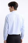 เสื้อเชิ้ตแขนยาว EASY CARE Dobby Regular Fit Shirt - Blue