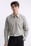 เสื้อเชิ้ตแขนยาว EASY CARE Regular Fit Shirt - Grey