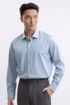 เสื้อเชิ้ตแขนยาว NO MORE IRON Smart Fit Shirt - Grey