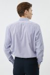 เสื้อเชิ้ตแขนยาว EASY CARE Striped Regular Fit Shirt - Navy