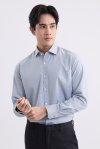 เสื้อเชิ้ตแขนยาว SMOOTH & STRETCH Micro Checked Smart Fit Shirt