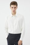 เสื้อเชิ้ตแขนยาว NO MORE IRON Regular Fit Shirt - White