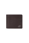 DP Iconic Saffiano Billfold Wallet - Brown