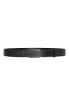 เข็มขัดหนังแท้ D Engraved Plaque Belt