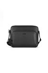กระเป๋าสะพายข้าง Genuine Leather Crossbody bag - Black
