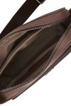 กระเป๋าสะพายข้าง Genuine Leather Crossbody bag - Brown