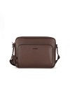 กระเป๋าสะพายข้าง Genuine Leather Crossbody bag - Brown