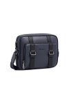 กระเป๋าสะพายข้าง Double Buckle Crossbody Bag - Navy