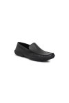 รองเท้าหนัง แบบสวม Nappa Leather Moccasin - Black