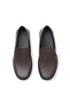 รองเท้าหนัง แบบสวม Nappa Leather Moccasin - Brown