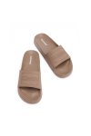 รองเท้าแตะแบบสวม DAPPER Monochrome Pool Slide Sandals – Beige