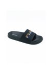 รองเท้าแตะแบบสวม DAPPER Colorblock Pool Slide Sandals – Black
