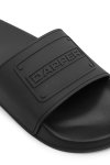 รองเท้าแตะแบบสวม DAPPER Monochrome Pool Slide Sandals – Black