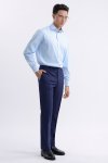 เสื้อเชิ้ตแขนยาว EASY CARE Regular Fit Shirt - Blue