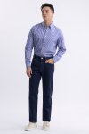 เสื้อเชิ้ตแขนยาว EASY CARE Striped Regular Fit Shirt – Navy
