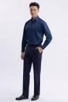 เสื้อเชิ้ตแขนยาว NO MORE IRON Regular Fit Shirt – Navy