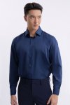เสื้อเชิ้ตแขนยาว NO MORE IRON Regular Fit Shirt – Navy