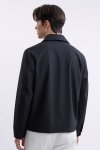 เสื้อแจ็คเก็ต Seersucker Utility Jacket - Black