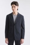 เสื้อเบลเซอร์ Textured Seersucker Blazer - Navy