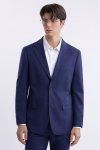 เสื้อสูทผู้ชาย Glen Check Regular-Fit Suit – Navy