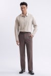 กางเกงขายาว 4 Ways Stretch Smart-Fit Trousers – Brown