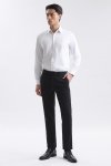 กางเกงขายาว 4 Ways Stretch Slim-Fit Trousers – Black