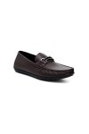 Nappa Leather Bit Moccasin - Brown