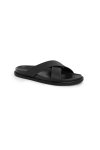 รองเท้าแตะ Essential Cross Strap Sandals - Black