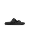 รองเท้าแตะ Essential Double Strap Sandals - Black
