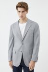 เสื้อเบลเซอร์ Micro Texture Stretch Blazer - Blue