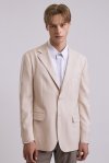 เสื้อเบลเซอร์ Micro Texture Stretch Blazer - Cream