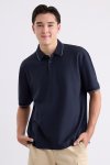 เสื้อโปโล Contrast Tipped Polo Shirt - Navy
