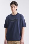 เสื้อยืด Overlay Logo Print T-Shirt - Navy