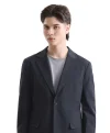 เสื้อเบลเซอร์ Textured Seersucker Blazer - Navy