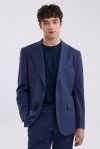 TECHFLEX Textured Regular-Fit Suit - Navy