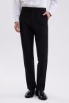 กางเกงขายาว TECHFLEX Regular-Fit Trousers - Black