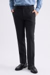 กางเกงขายาว Textured Weave Regular-Fit Trousers