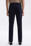 กางเกงขายาว Smart Stretch Slim-Fit Trousers - Navy