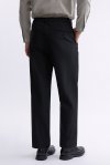 กางเกงขายาว Pleated Elastic-Waist Pants - Black