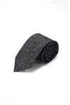 7.5 cm Shadow Bloom Tie - Grey