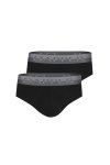 กางเกงชั้นในชาย Dapper Pima Cotton Briefs – Black (Pack 2 Pcs.)
