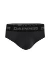 กางเกงชั้นในชาย Dapper Ultraflex Briefs – Black (Pack 2 Pcs.)