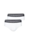 กางเกงชั้นในชาย Dapper Pima Cotton Briefs – White (Pack 2 Pcs.)