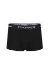 กางเกงชั้นในชาย Dapper Iconic Pima Cotton Trunks – Black (Pack 2 Pcs.)