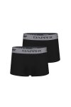 กางเกงชั้นในชาย Dapper Iconic Pima Cotton Trunks – Black (Pack 2 Pcs.)