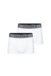 กางเกงชั้นในชาย Dapper Iconic Pima Cotton Trunks – White (Pack 2 Pcs.)