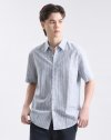 เสื้อเชิ้ตแขนสั้น Striped Yarn Dyed Shirt