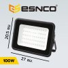โคมไฟสปอร์ตไลท์ LED 100 วัตต์ จำนวน 16 กล่อง